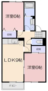 クリエFUJIWARA【2階】の間取り