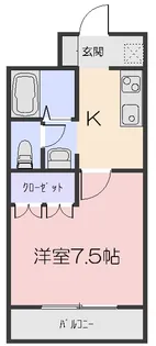 ラヴィアンローズ【1階】の間取り