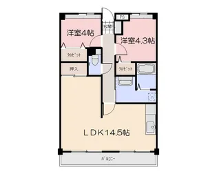 グランメゾン福成【2階】の間取り