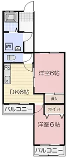 フォレストマンション【403号室】の間取り