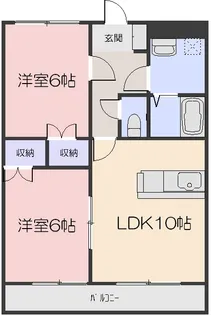パーチェ・青江【3階】の間取り
