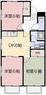 メゾンニューライフB棟【1階】の間取り