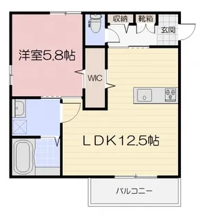 アルカ・ソラーレⅤ【1階】の間取り