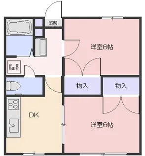パルフィオーレF【1階】の間取り