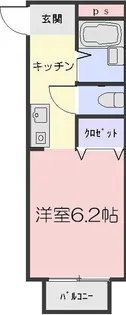 グラック【1階】の間取り