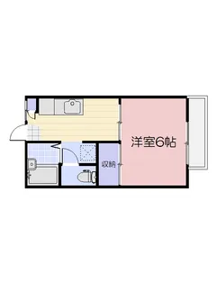 FLORAL YASUDA【2階】の間取り