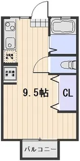 シルクハウス B棟【2階】の間取り