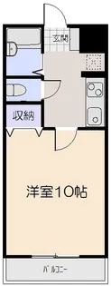 1Kの間取り画像
