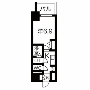 ファステート名古屋駅前ドリーム【3階】の間取り
