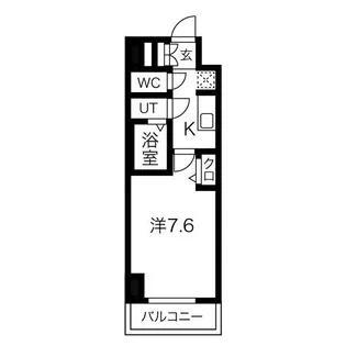 ディアレイシャス尾頭橋【3階】の間取り