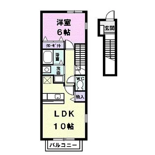 すまいらーくⅣ【2階】の間取り