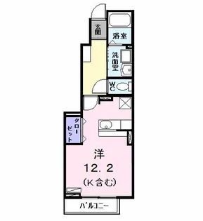 レジデンス・フジ【1階】の間取り