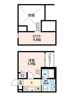 アンベリール【1階】の間取り