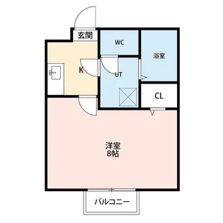 プリミエールモアグリーン【1階】の間取り
