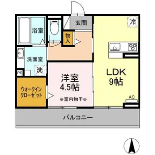 メルベーユ【3階】の間取り