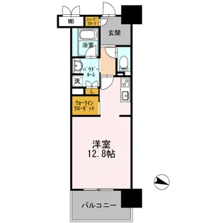 ロイヤルパークスERささしま EAST【0714号室】の間取り