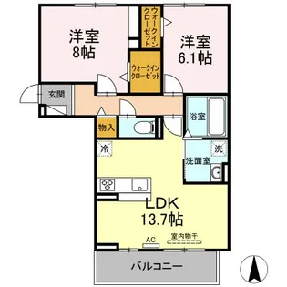 ファミール2【3階】の間取り