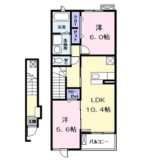 リアン (Lien)【2階】の間取り
