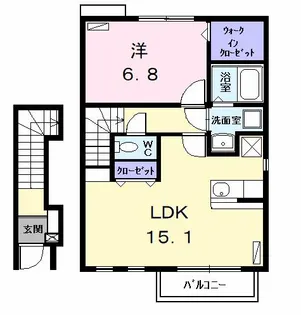 エテルノライツ【2階】の間取り