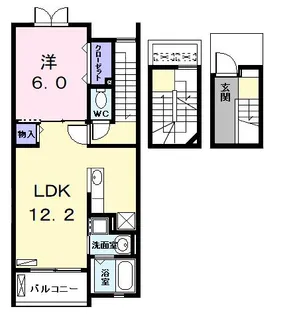 アリビエ Ⅰ【3階】の間取り