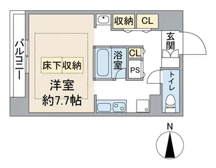 ラクロア【8階】の間取り