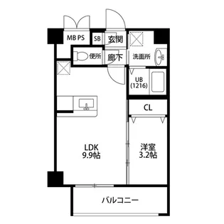モデルノ【2階】の間取り