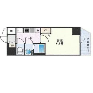 プレサンス大須観音ビザリア【4階】の間取り