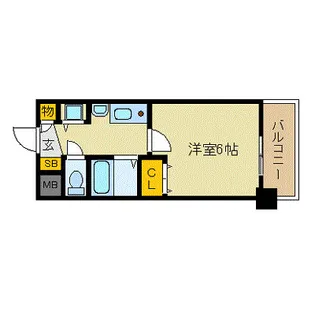 プレサンス鶴舞駅前ブリリアント【4階】の間取り
