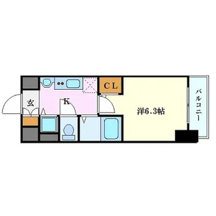 プレサンス金山グリーンパークス【12階】の間取り
