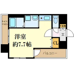 プレサンス名古屋STATIONザ・シティ【2階】の間取り