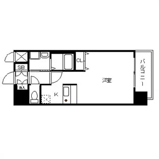 プレサンス名古屋STATIONザ・シティ【3階】の間取り