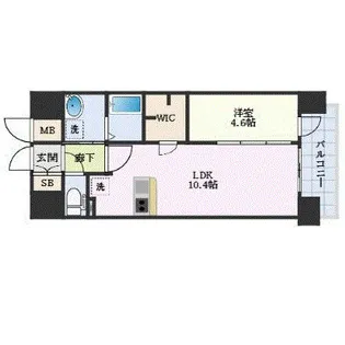 プレサンス久屋大通セントラルパーク【7階】の間取り