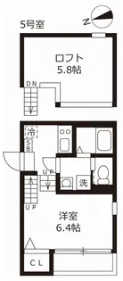 ハーモニーテラス大杉町Ⅱ【1階】の間取り