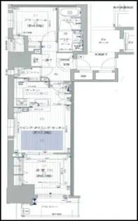 プレサンスロジェ名古屋久屋大通公園【11F号室】の間取り