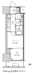パークアクシス新栄【7階】の間取り