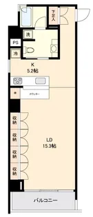 スクエア名駅南【5階】の間取り