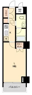 スクエア名駅南【0301号室】の間取り