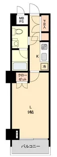 スクエア名駅南【0510号室】の間取り