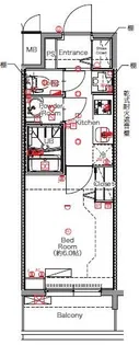 MAXIV名古屋上前津【1004号室】の間取り
