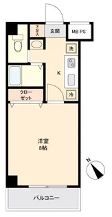 willDo日比野【0601号室】の間取り