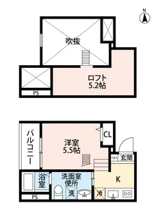 Kレジデンス名駅(ケーレジデンスメイエキ)【205号室】の間取り