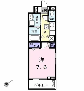 ザ ルミナス トキワ【1階】の間取り
