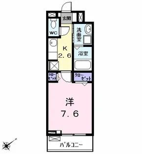 ザ ルミナス トキワ【3階】の間取り