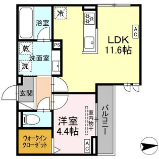 ルヴィータ高道【2階】の間取り