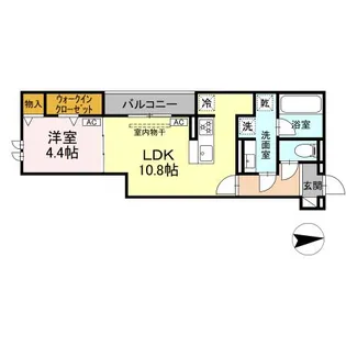 ルヴィータ高道【3階】の間取り