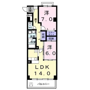 I・SQuare【6階】の間取り