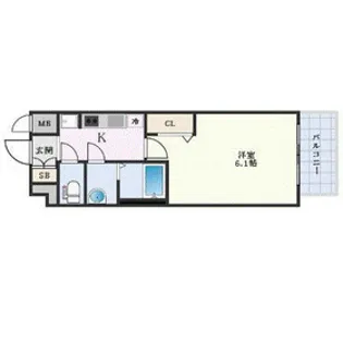 プレサンス広小路通 葵【6階】の間取り