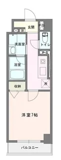 DIAMOND MOON【5階】の間取り