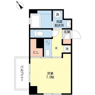 プロシード吹上【0101号室】の間取り