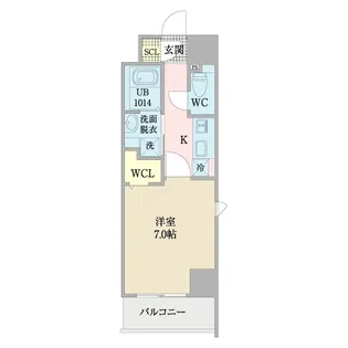プレイズシード浅間町【0901号室】の間取り
